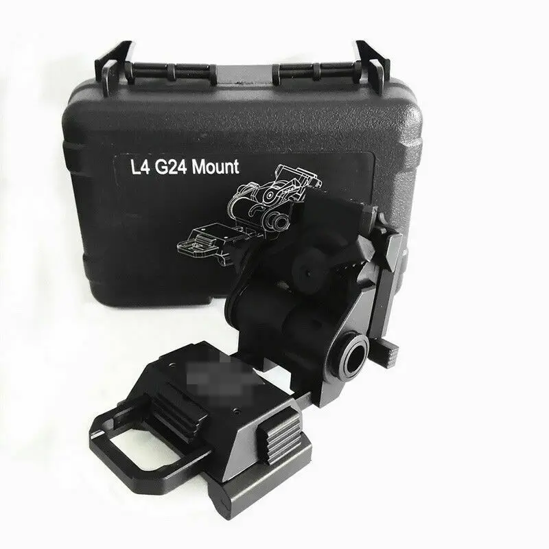 

Metal L4 G24 Helmet NVG Mount Night Vision Fast OPS Helmet Parts NVG Mounting Breakaway Base Adapters, Black