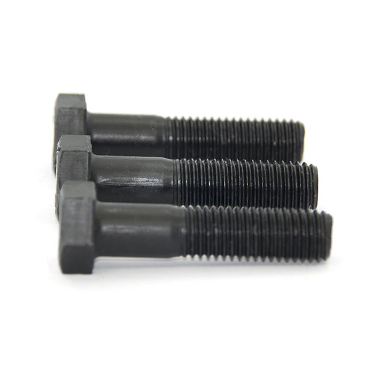 
Carbon steel hex head bolt DIN933/931 high strength Grade 8.8 black oxide 