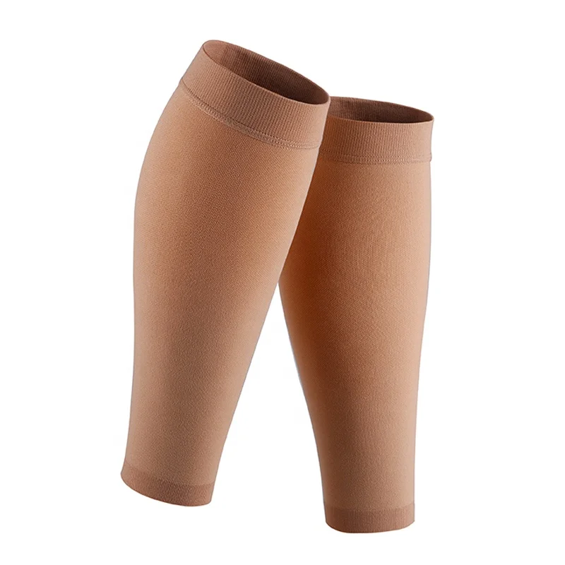 

Beige Calf Compression Sleeves 20-30mmHg Leg Compression Sleeves For Unisex