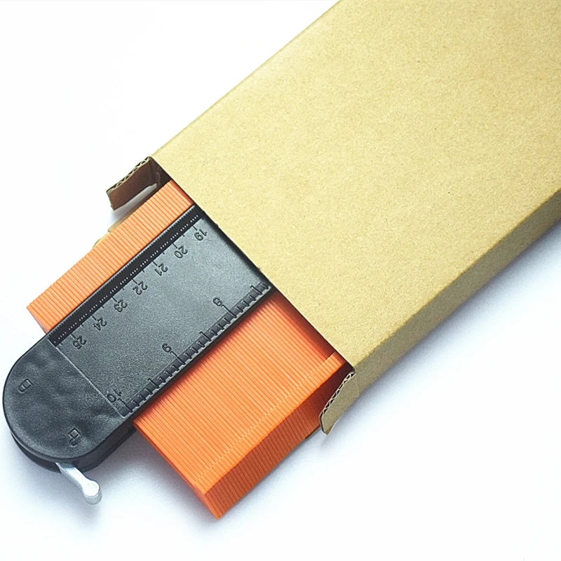 
2Pcs 5 Inch and 10 Inch Contour Measuring Gauge Tool Gauge Profile Duplication Profile Saker Widen Contour Gauge 