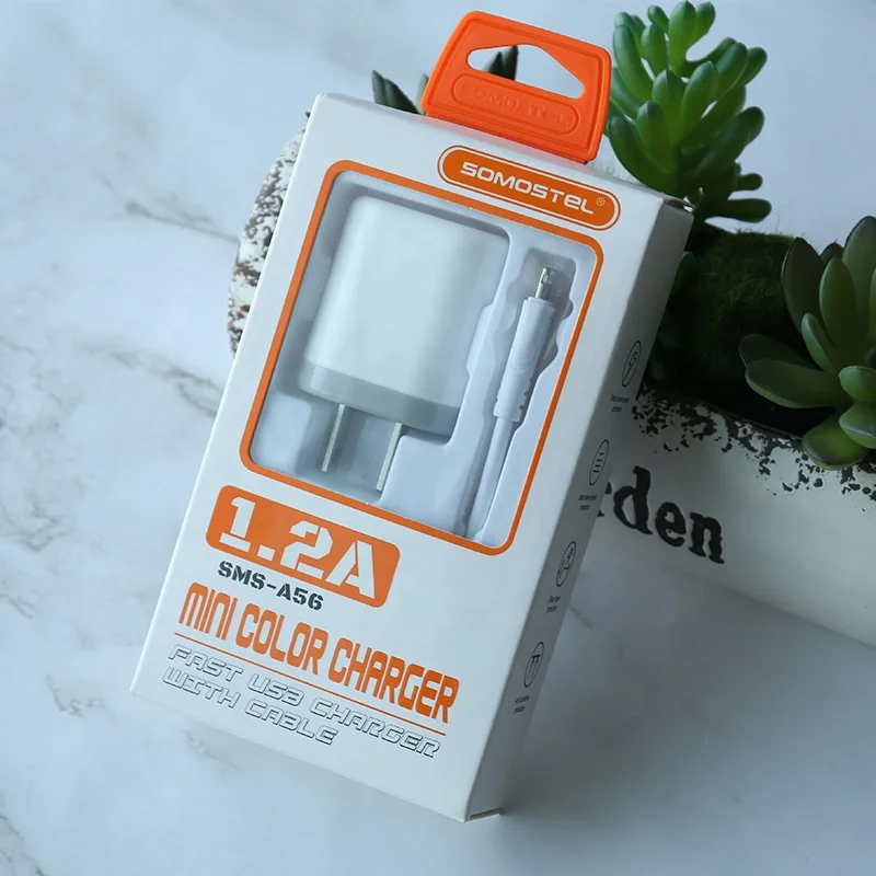 

Somostel A56 1.2A USB Port Socket Cell Phone Charger Input for High Quality USB socket Cargador Usb