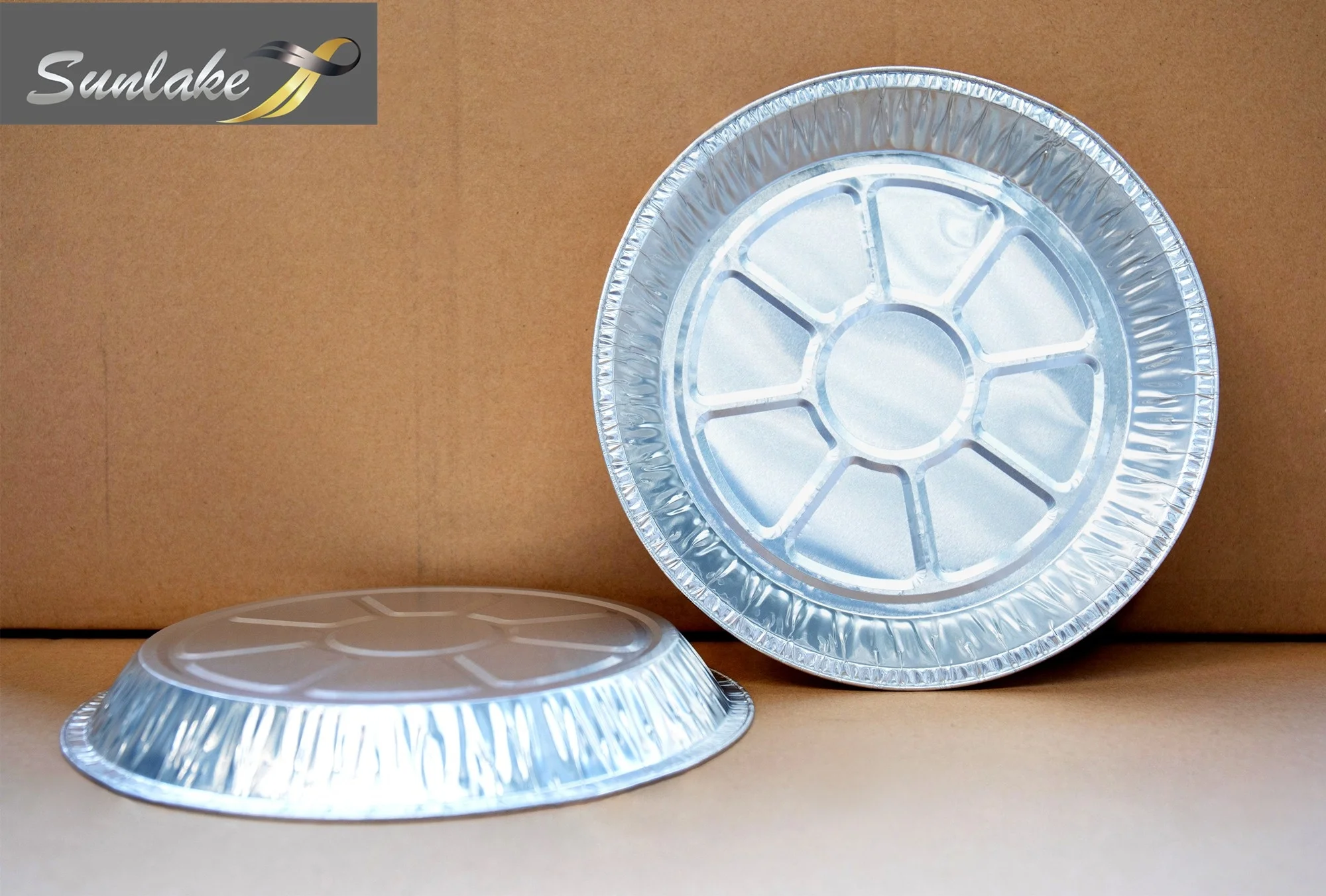 Hot Sale Factory Direct Packing Disposable Aluminum Foil 8 Inch Round Pizza Pan With Lid