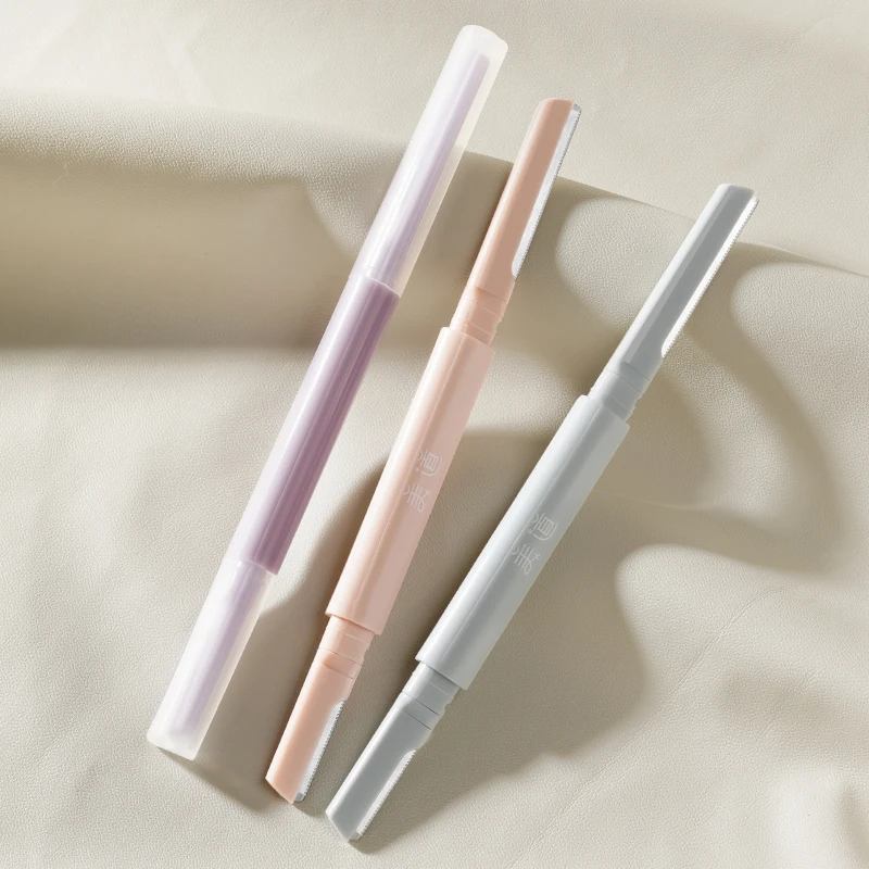 New Trend 2-in-1 Sharp but Smooth Eyebrow Trimmer Razor With Double Ended Head Blade for Eyebrow Maintenance