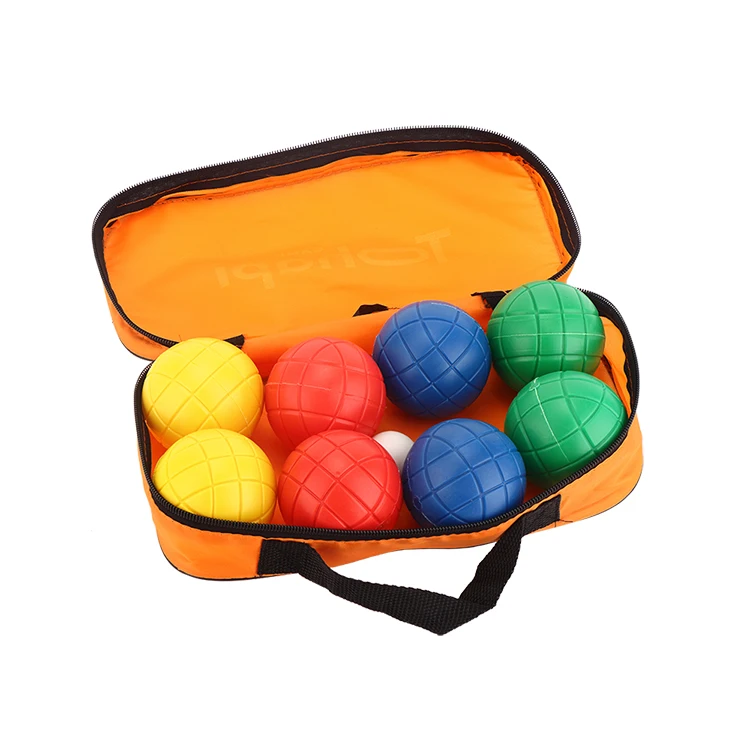 

Custom Printed Logo Cheap New Design Portable Petanque Bocce Ball Set, Picture
