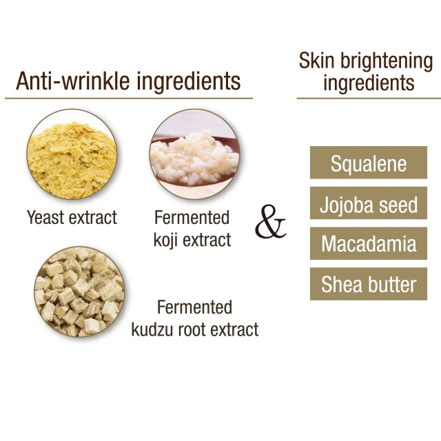 
TSUYAYA white rice instant wrinkle remover cream with high quality 