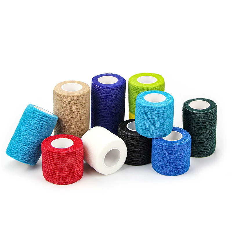 

2 inch x 5 Yards Self Adhesive Bandage Wrap Athletic Elastic Cohesive Bandage fashion hacks