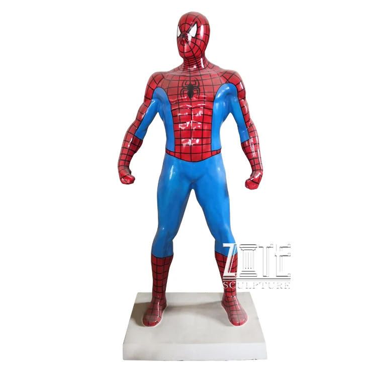 Action Figure Life Size Fiberglass Movie Super Hero Sculpture Resin