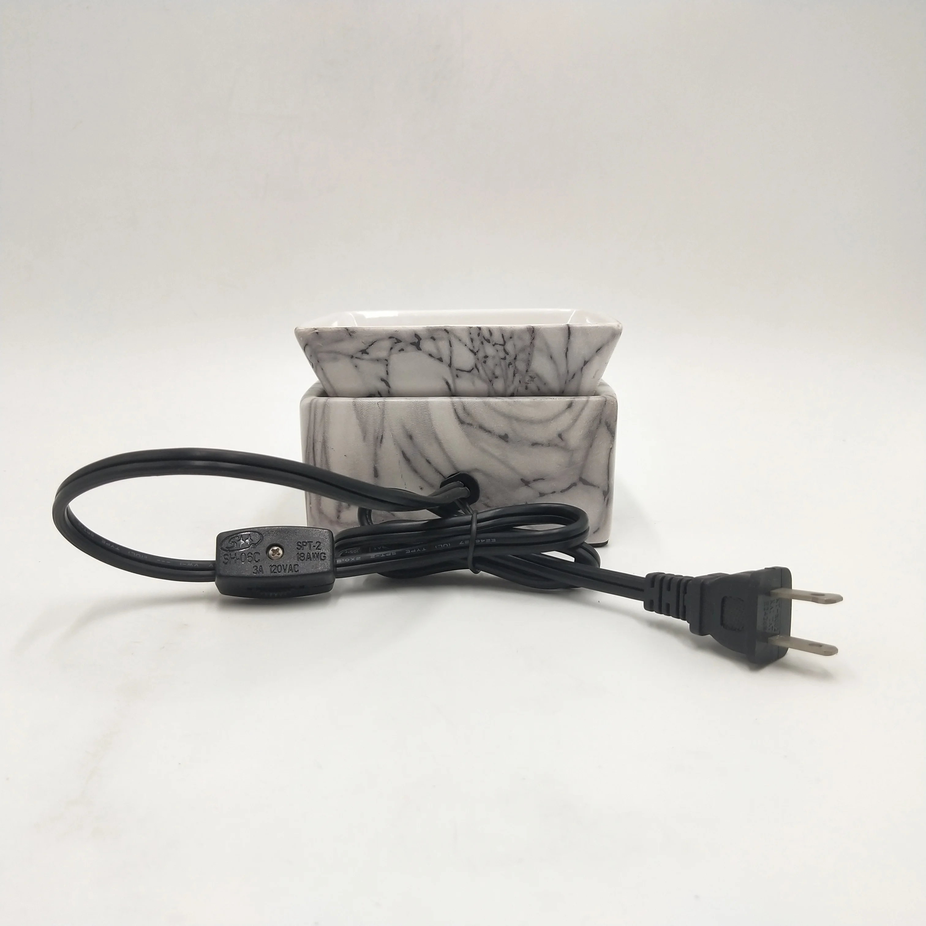 wholesale handmade China home tabletop decoration ceramic electric fragrance scented melts wax burner candle warmer 