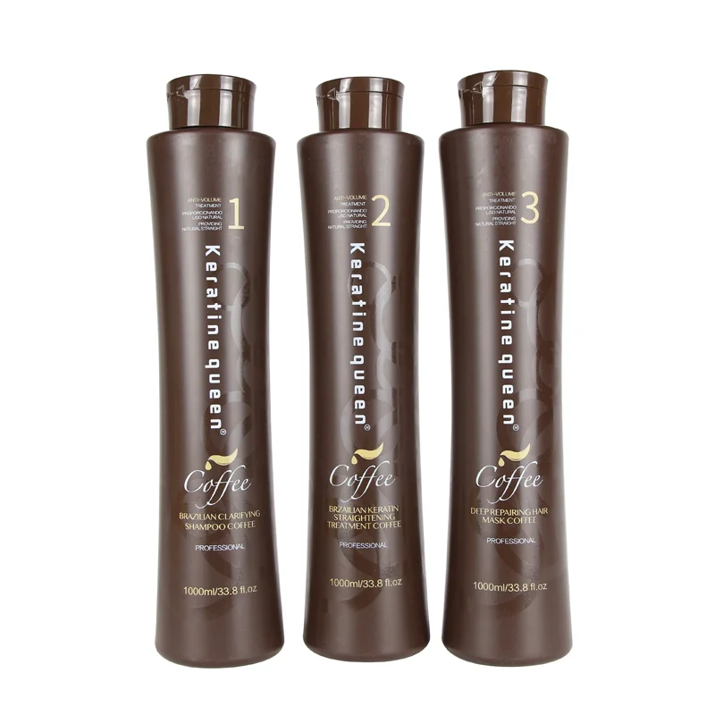 

Amazon Hot Selling 1000ml Hair Care Treatment Keratin Hair Straightening Shampoo And Conditioner For keratin hair