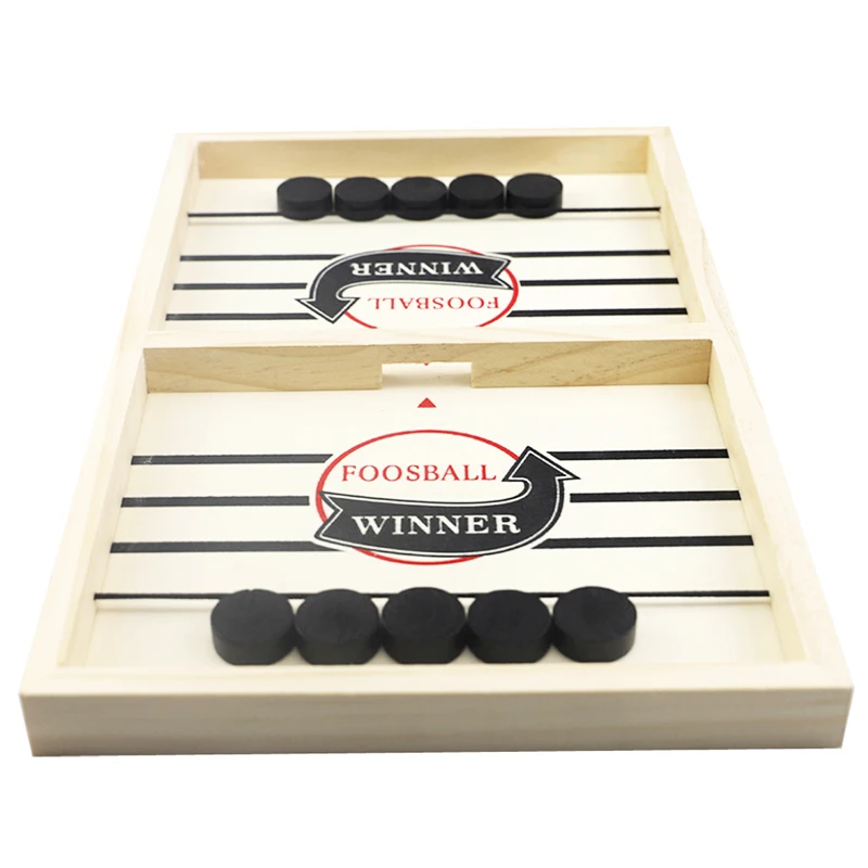 

Educational Christmas winner Board Games hockey table sling puck game, As shown