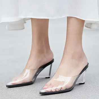 Women's Backless Wedge Heel Sandals 