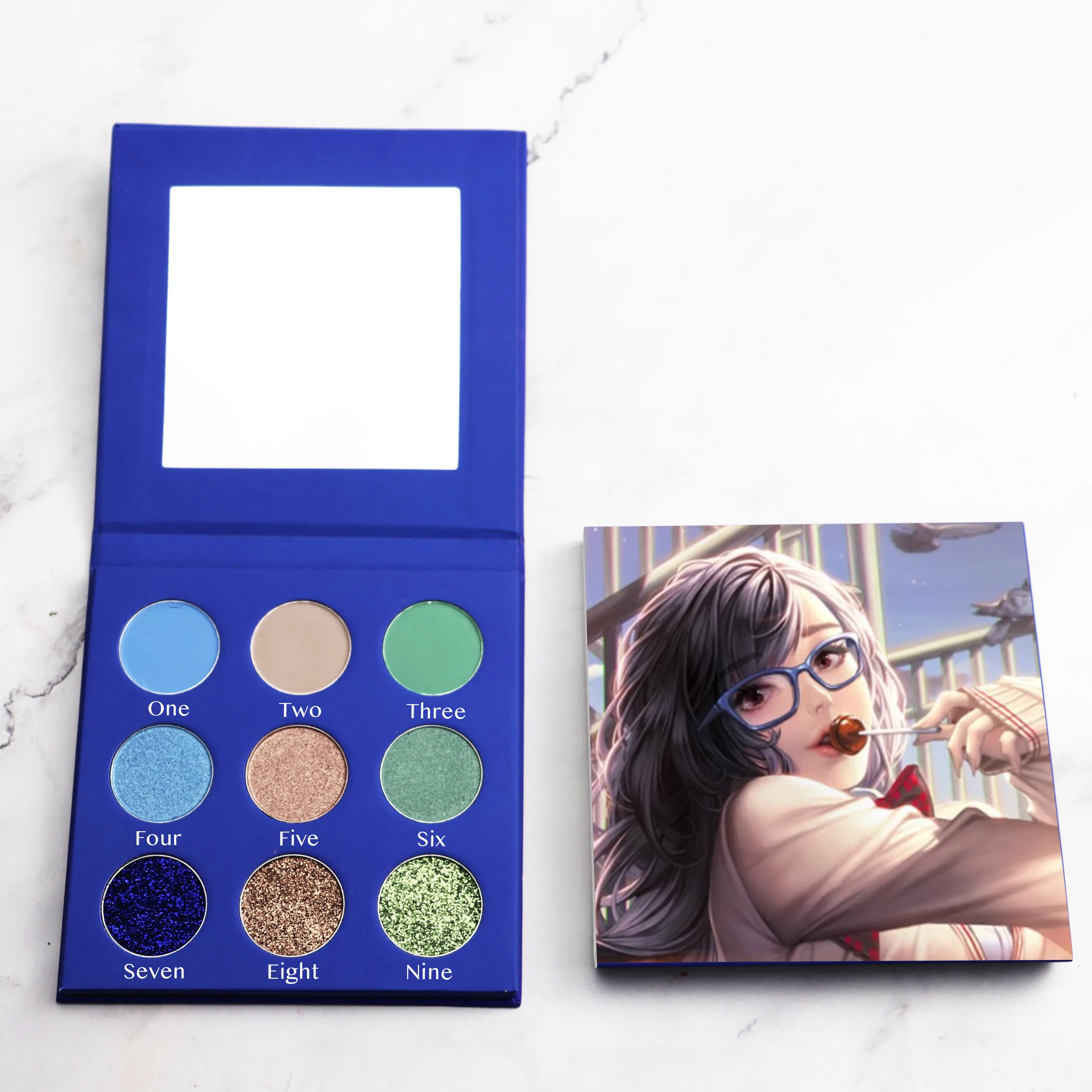 

Ready to ship product 2020 amazon best selling cosmetics makeup 9 colors eyeshadow Wholesale Palettes Newest Hotselling