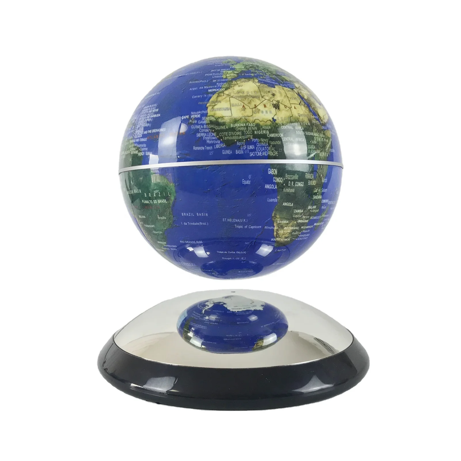 

HCNT 6 Inches World Globe Magnetic Levitating Globe Magic Floating Rotating Globe Fashion Gift Kids Toys