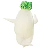 Wholesale the same paragraph Japanese style big root pillow doll sexy white radish plush toys funny gift for girls
