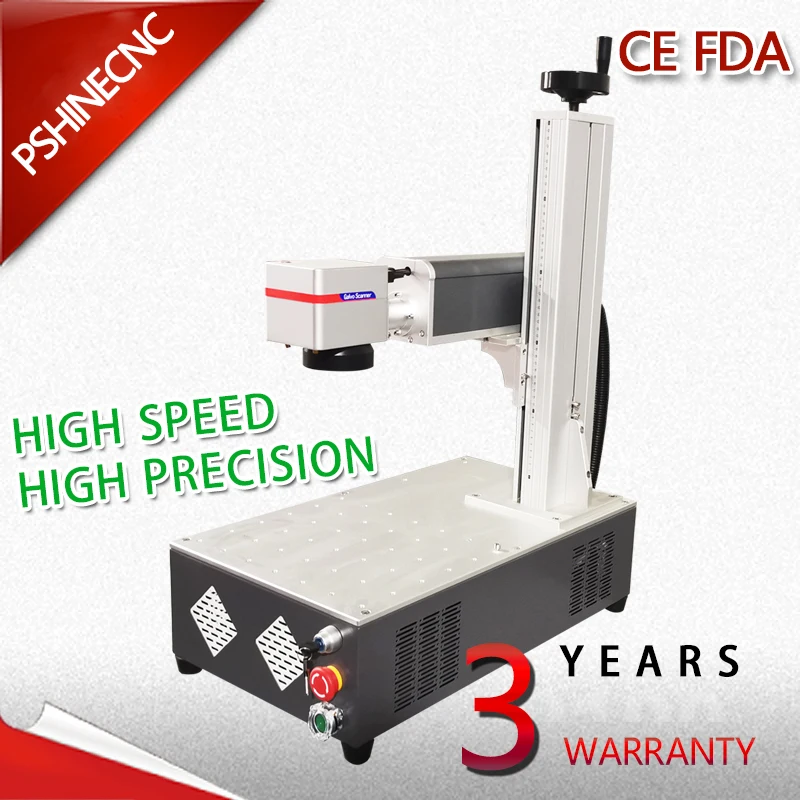 Feeder fiber laser marker machine marking 20w 30w 50w pshinecnc