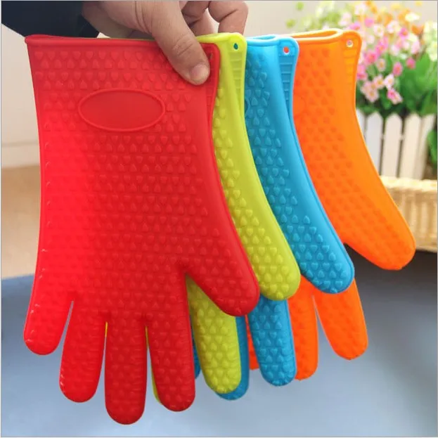 

Wholesale High Quality Novelty Silicone Heat Protective Gloves Silicone Oven Gloves For Kitchen
