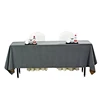 6ft royal gray rectangle wedding table cloth