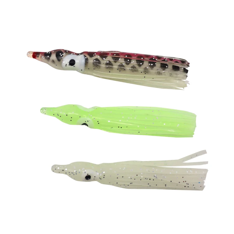 

New Design  colorful fishing tackle bait soft bait squid fishing lures bait, Vavious colors