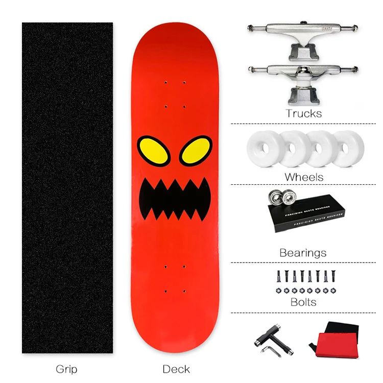 

Wholesale hot sale personalize skateboard with equipment, Customized color