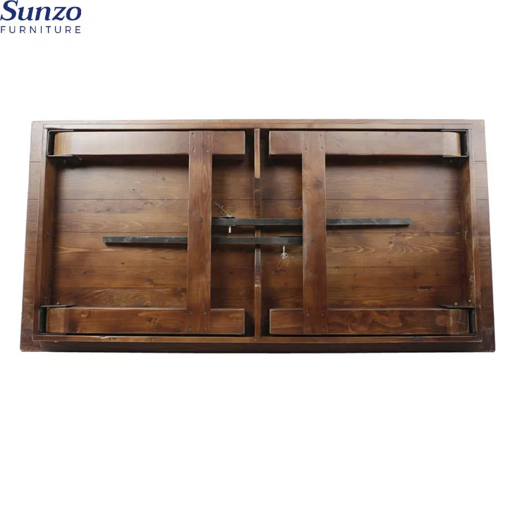 Solid Wood Folding Dining Table Rustic Farmhouse Wedding Table Buy