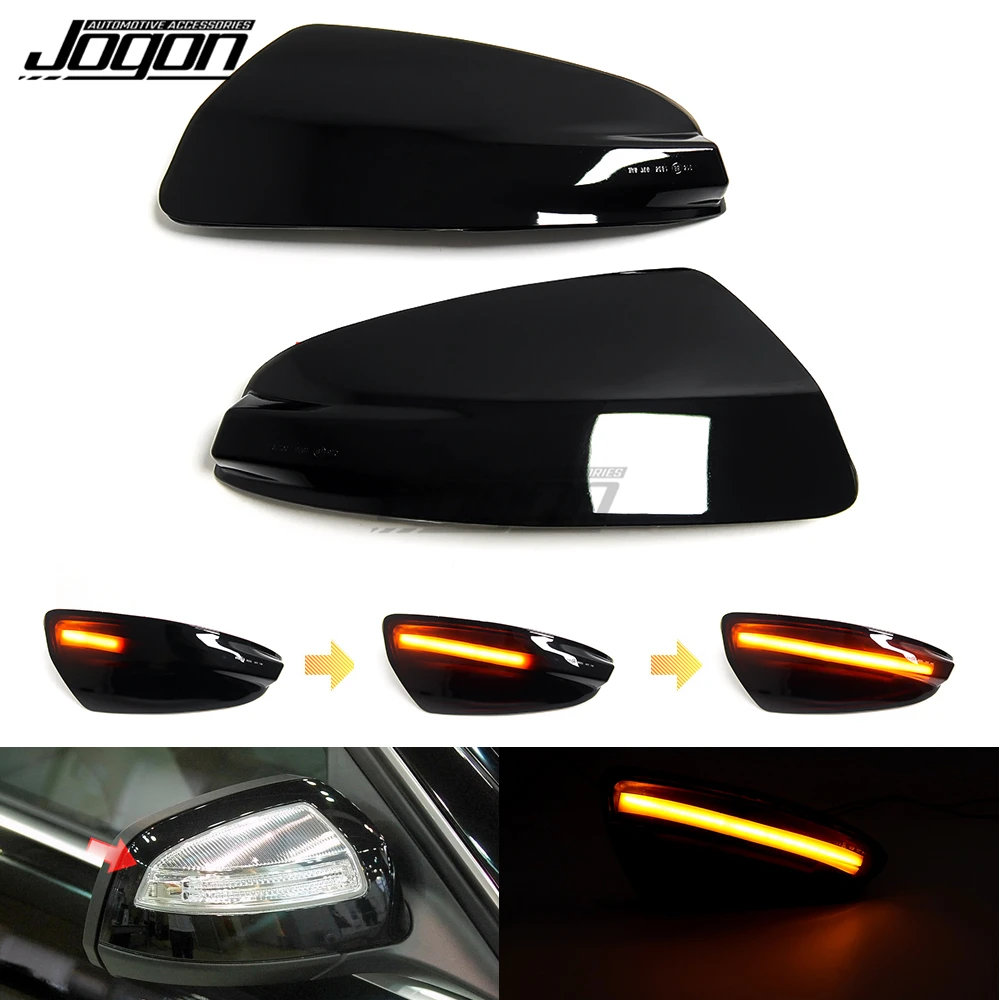 

LED Dynamic Turn Signal Light Side Mirror Indicator Blinker For Mercedes Benz C Class W204 S204 2007-2014 Viano Vito W164 ML300