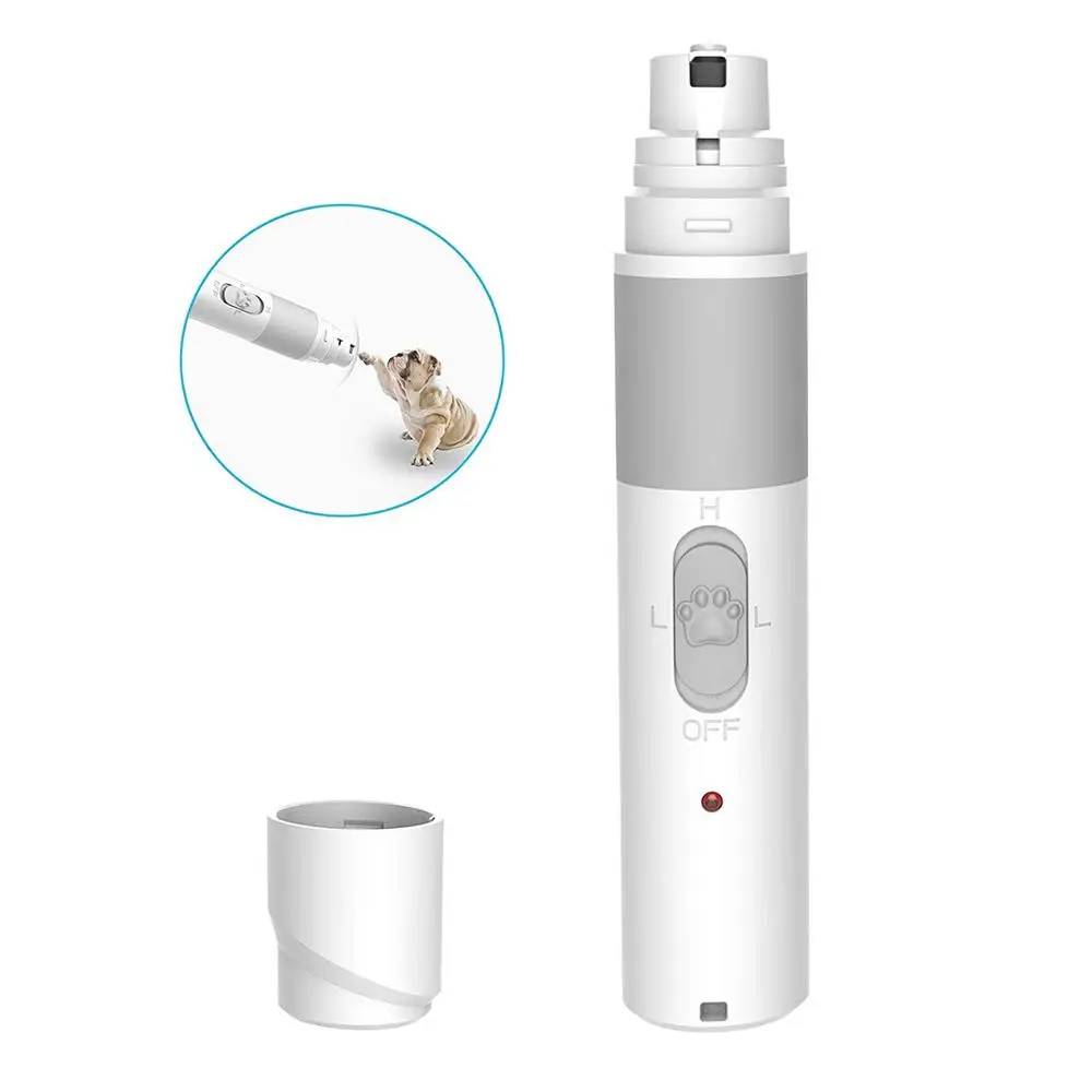 Dog Nail Grinder, Upgraded Powerful Pet Nail Grinder 2 Speed,Electric Pet Claw Trimming Groming Nail File Grinder for Small Pet