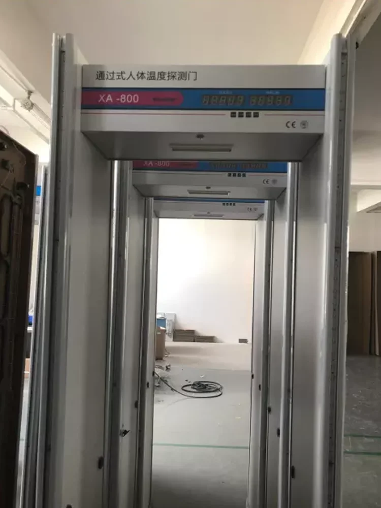 
Hot selling Walk Through temperature Detector Gate Human Body Temperature detector security scanner door 