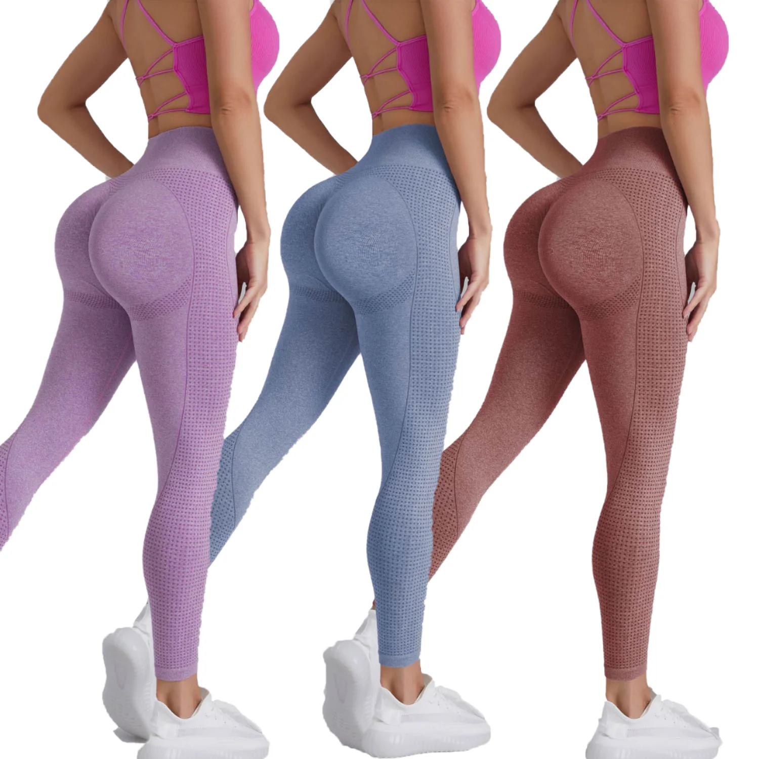 Tummy Control Breathable High-Waisted Yoga Pants