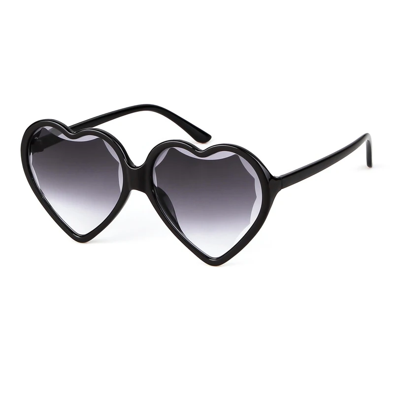 

2021 New Design Fashion Ladies Custom Heart Sunglasses Women
