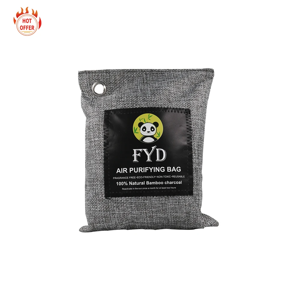

1Kg Air Purifying Bag Plastic Bags Leaf Laminated Aluminium Ganzhou Bamboo Charcoal, White