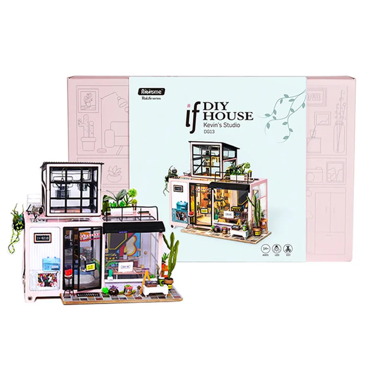 

Robotime Assembled Toy Gifts Decorative DIY Wooden Dollhouse