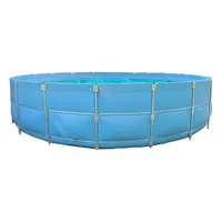

Suntour Hot Sell Super quality PVC Collapsible Round Fish Farming Tanks for Sale