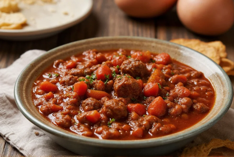 Beefy Chili Recipe: Hearty Meat-Focused Classic