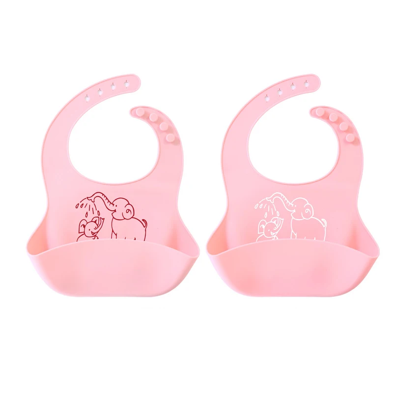

Food Grade Waterproof Silicone Bibs Baby Feeding Bib Custom Baby Bib Manufacturer