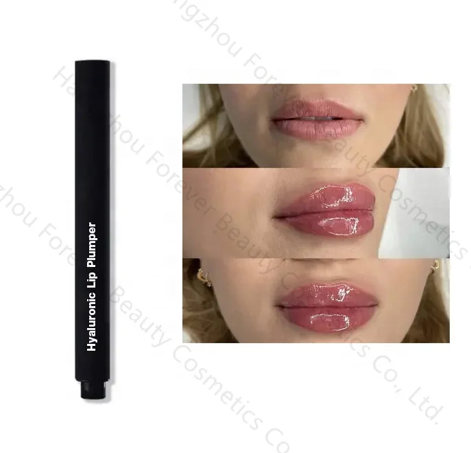 

Trending plump lip booster increase your lip volume hyaluronic acid lip plumper gloss private label
