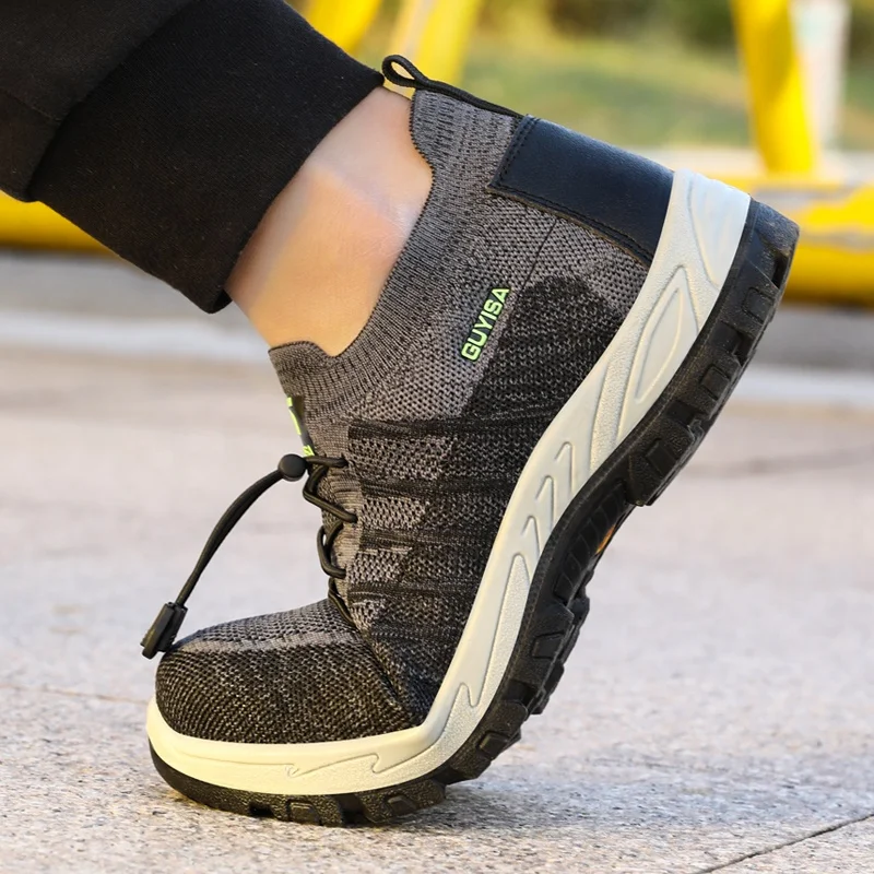 GUYISA New Safety Shoes Manufacturers Direct Steel Toe Safety Shoes for Men