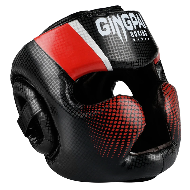 

Genuine leather head helmet for boxing taekwondo training