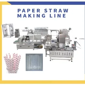 Paper straw production line