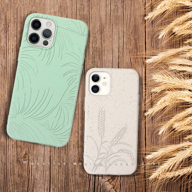 

Recycled Pla eco friendly mobile cases 100% bio degradable biodegradable phone case for iphone 12 pro max phone