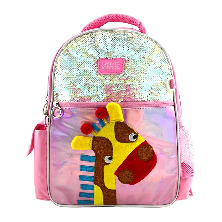 

Students Fashion Printed Bookbag for Teenagers Children's Backpacks Giraffe School Bag Canvas Rucksack for Girls and Boys