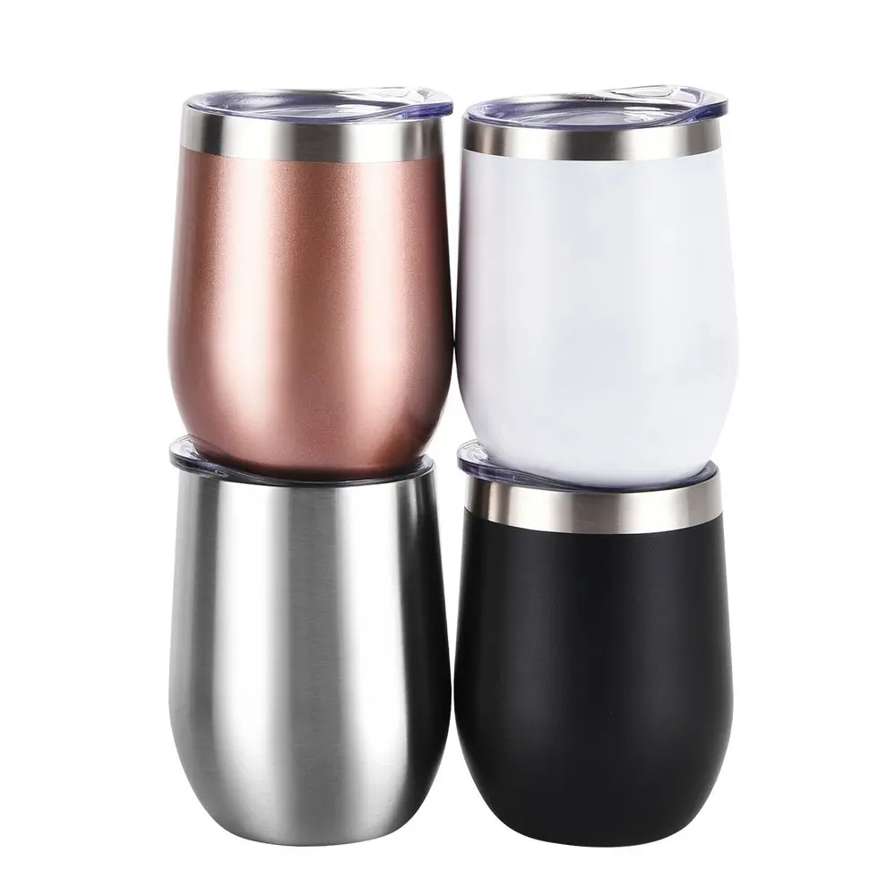 

Personalized 12oz Stainless Steel Wine Tumbler Wholesale, Customized colors acceptable