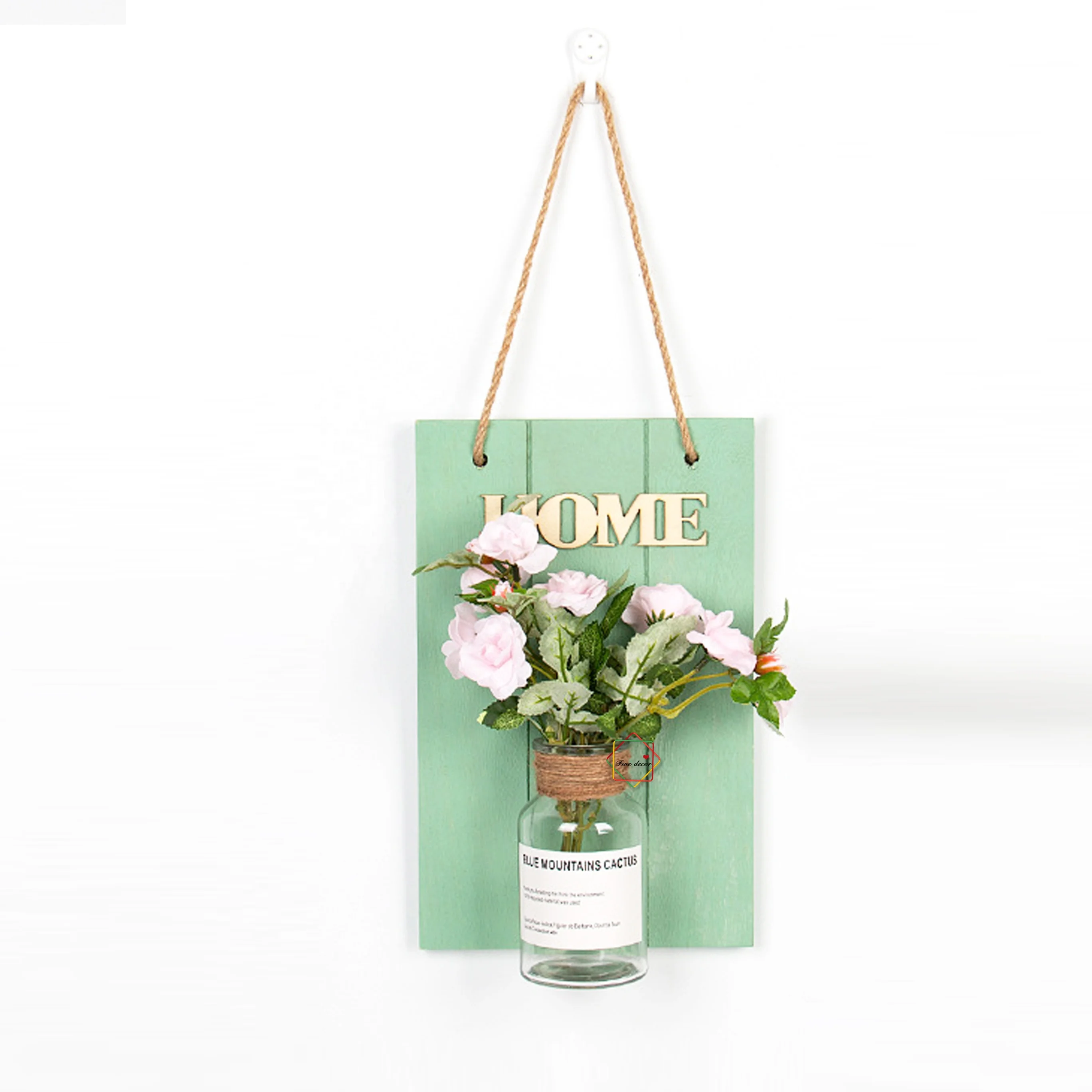 

wholesale hanging glass plant glass vase vases for home decor glass, Different colors