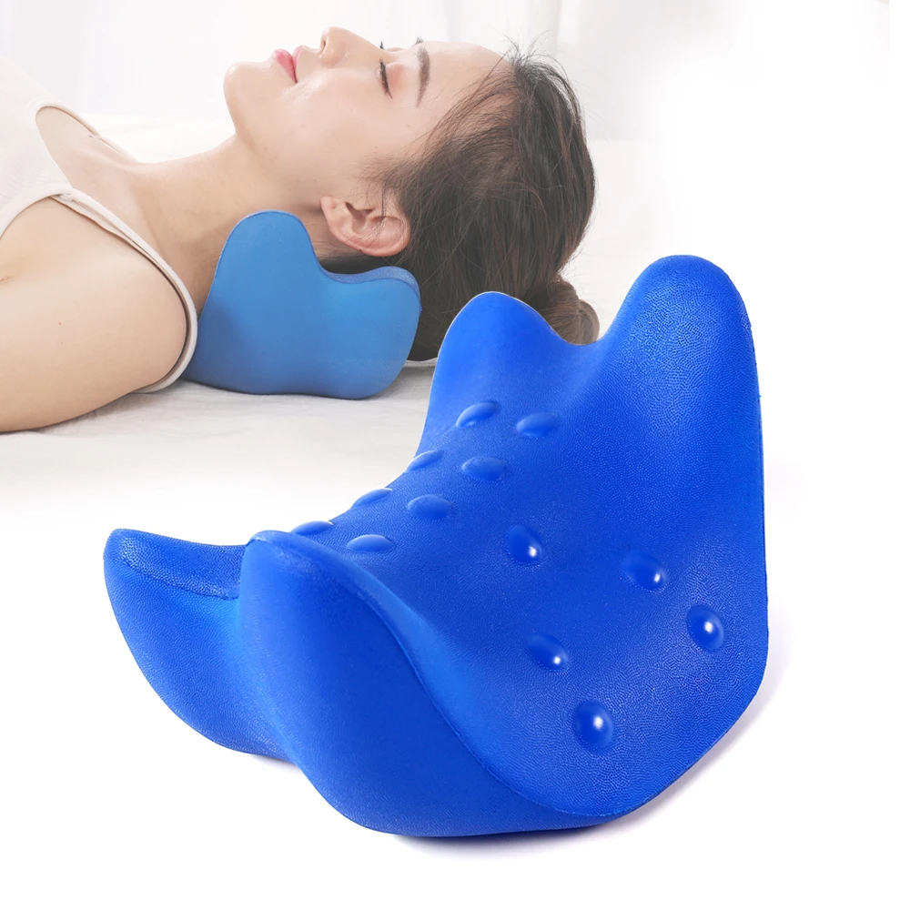 

New Design For TMJ Pain And Massage Traction Portable Relief Cervical Alignment Chiropractic massage neck Pillows//