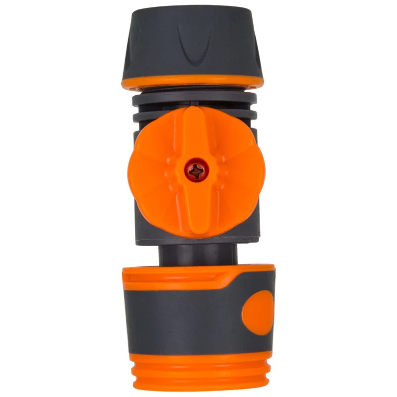 

1/2" garden hose connector with control valve