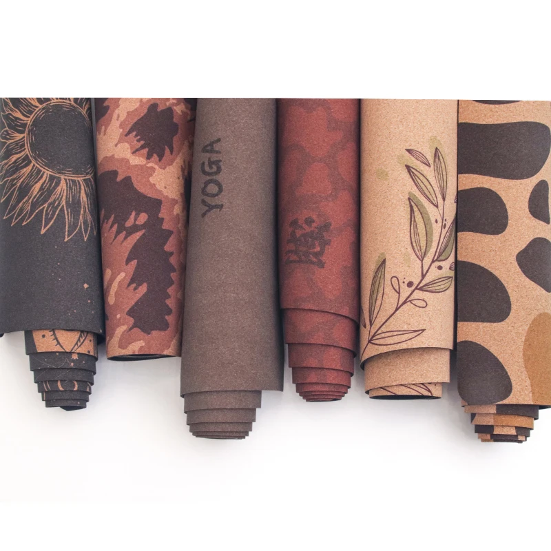 

OEM Design Your Own Cork Rubber Foldable Yoga Mat, Customized color