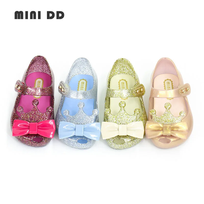 

Summer Beach Sandales Girls Jelly Sandals Inspired Designer Fashion Shoes OEM toddler cartoon design sandals princess shoes