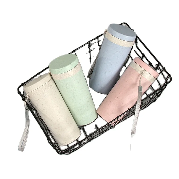 

Biodegradable Eco-friendly Customized Colors Wheat Straw Bamboo Fiber Coffee Mug