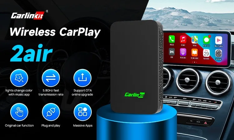 Carlin kit 5,0 4,0 3,0 2air Wireless Carplay Adapter Apple Carplay Android  Auto Dongle für OEM Auto Kabel Carplay Online-Update - AliExpress