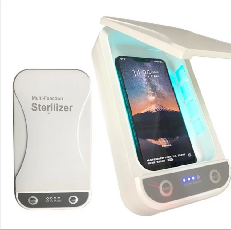 

Uv Mobile Cell Light Sanitizer Smart Charger Case Portable Disinfection Box Face Mask Phone Sterilizer