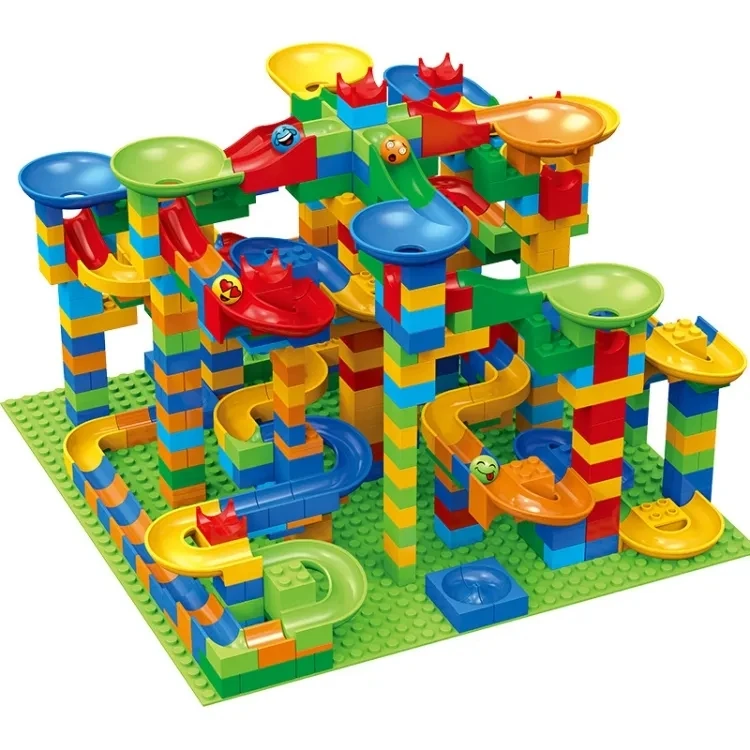 

Best Seller Variable Rail Slideway Ball Color DIY Track Building Educational Building Blocks Toys